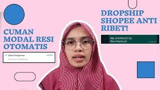 DROPSHIP SHOPEE PAKE RESI OTOMATIS | CARA DROPSHIP SHOPEE MUDAH | TIPS DROPSHIP SHOPEE