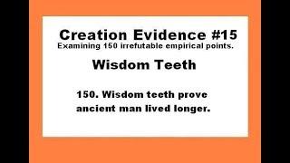 Wisdom Teeth - Creation Evidence #15