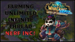 WoW REMIX: Unlimited Infinite Thread Farm, More - Mists of Pandaria