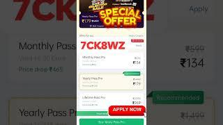 Testbook Pass Pro Lowest Price Offer | Pass Pro Coupon Code #shorts #testbook