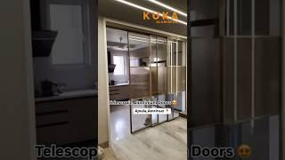 Kuka Aluminium telescopic  sliding Doors ️9:30am to 5pm  +9194788-26387