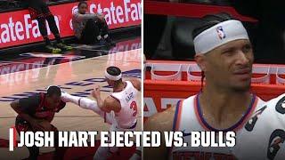 Josh Hart EJECTED for kicking Javonte Green in the head | NBA on ESPN