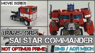 TRANSFORM SAI STAR COMMANDER AOYI MECH / BMB NOT OPTIMUS PRIME TRANSFORMERS