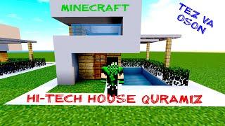 MINECRAFT ZAMONAVIY UY QURISH