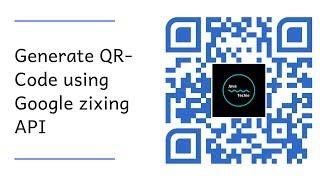 Generate QR-Code using Google zixing API | Java Techie