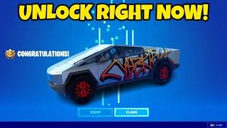 How to Get CYBERTRUCK for FREE in Fortnite!