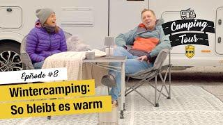 HUK Camping Tour – Wintercamping I So wird es auch im Winter warm