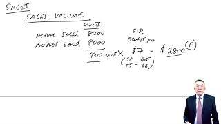 Basic Variance Analysis part 3 - ACCA Performance Management (PM)