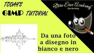 GIMP TUTORIAL (ITA) - DA FOTO A DISEGNO IN BIANCO E NERO