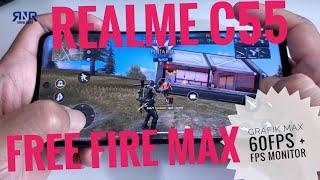 Test Gameplay Free Fire Max di Realme C55 2023