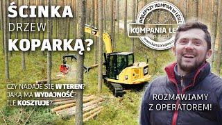 Głowica ścinkowa Nisula 425 na koparce CAT-a | Jak się sprawuje?