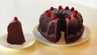 Очень простой шоколадный кекс . Very simple chocolate cake.