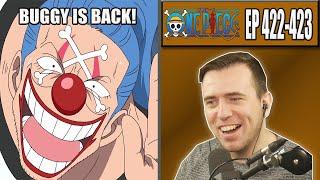 LUFFY SNEAKS INTO IMPEL DOWN - OP Episode 422 and 423 - Rich Reaction