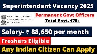 GROUP-B PERMANENT GOVT JOB 2025 | FRESHERS ELIGIBLE | SALARY- 88000+ | APPLY ALL INDIA