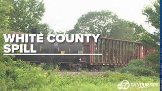 White County residents evacuate homes and businesses after Nitric acid leaks from train