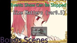 Giantess Game Size Matters Events 0.5 Version