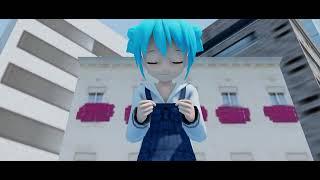 MMD Giantess: Little Miku Playful Growth (Cuteness In Progress 1)