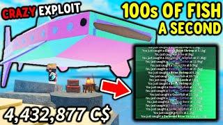 CRAZY EXPLOIT Allows You To CATCH 100s of FISH EVERY SECOND in Roblox Fisch..