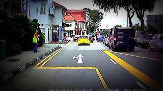 Almost-accident in Singapore