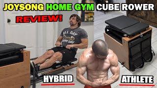 Rowing My Way to PEAK Hybrid Athlete || JOYSONG Home Gym Cube Rower Review!