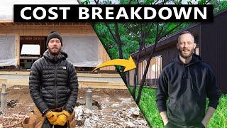 CABIN BUILD COST BREAKDOWN! (DEN Outdoors DIY Scandinavian Barnhouse)