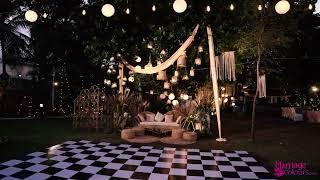 Outdoor Reception Decoration | The royal Palms Chennai | Best Destination Wedding Planner