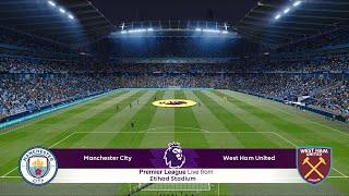 Manchester City vs West Ham United | Etihad Stadium | 2024-25 Premier League | PES 2021