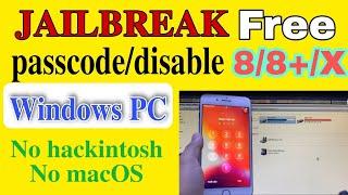 [Windows] Jailbreak iPhone 8/8+/X Passcode/Disabled | With minaUSB 1.1 | fix error -20 | #vienthyhG