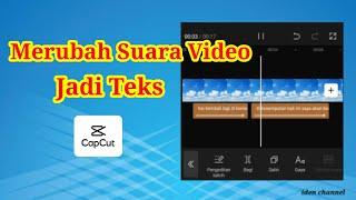 Mengubah Suara Video Jadi teks | CapCut