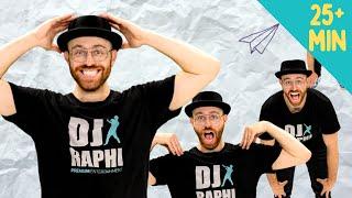 Head Shoulders, Bus, Freeze + more!    | Dance Along Compilation | DJ Raphi! Songs for Kids