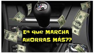 En que MARCHA GASTA más GASOLINA tu COCHE??