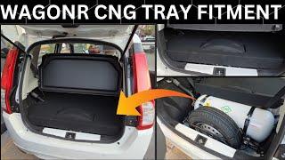 2024 Maruti Suzuki WagonR CNG Tray Installation  | Diggi CNG Tray fitment @Tushargurujiibhopal