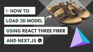 How to Load a 3D Model on a Website Using React Three Fiber in Next.js | GLB Model | R3f