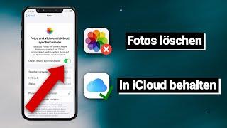 Fotos vom iPhone löschen aber in iCloud behalten!