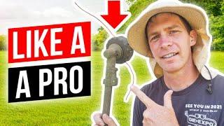 5 String Trimmer Skills to Learn including Lawn Edging, Tree Ring Edging, and Cutting Tall Grass