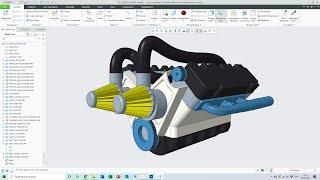 V6 Turbo Engine - Complete CAD Build! PTC CREO Parametric - Solidworks Compatible  - CREO with Chris