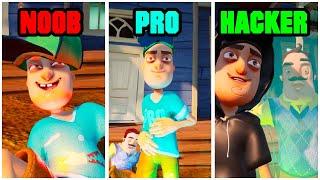 Hello Neighbor NOOB vs PRO vs HACKER