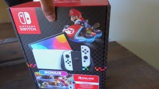 Nintendo Switch OLED 2024 Mario Kart 8 Bundle Unboxing