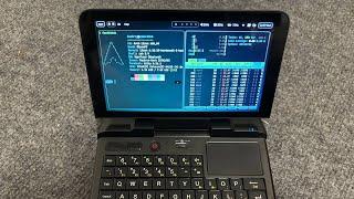 cute palm-sized arch linux pc (hyprland riced)