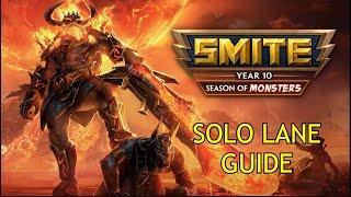 EASIEST SOLO LANE GUIDE (SMITE SEASON 10)