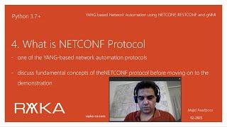 4. What is NETCONF Protocol