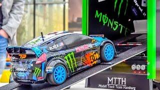 Fantastic KEN BLOCK RC truck with the Hoonigan Ford Fiesta on board!