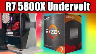 Undervolt your Ryzen 7 5800X for more FPS and Lower Temperature!