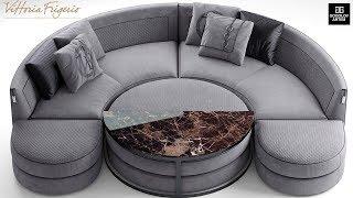 №20. Sofa modeling ” Vittoria frigerio Borromeo ” в 3d max и marvelous designer