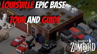Project Zomboid: Epic Louisville Solo Base Tour & Guide
