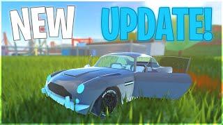 New Jailbreak Update *Spy Agent* Limited Vehicle Interrogator Car Pit Maneuvers 5B Visits Spoiler