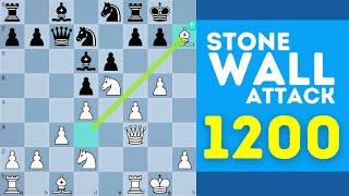 Hitting 1200 with Stone Wall Attack
