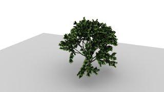 How to render maya paint effect tree mesh with Arnold in maya 2020 tutorial