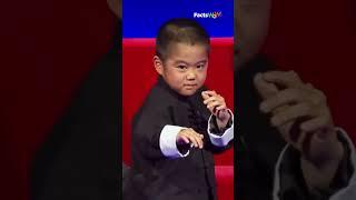 Meet Bruce Lee Kid Ryusei on little big shorts #shorts