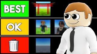 Ranking My Old Roblox Games... (Tier List)